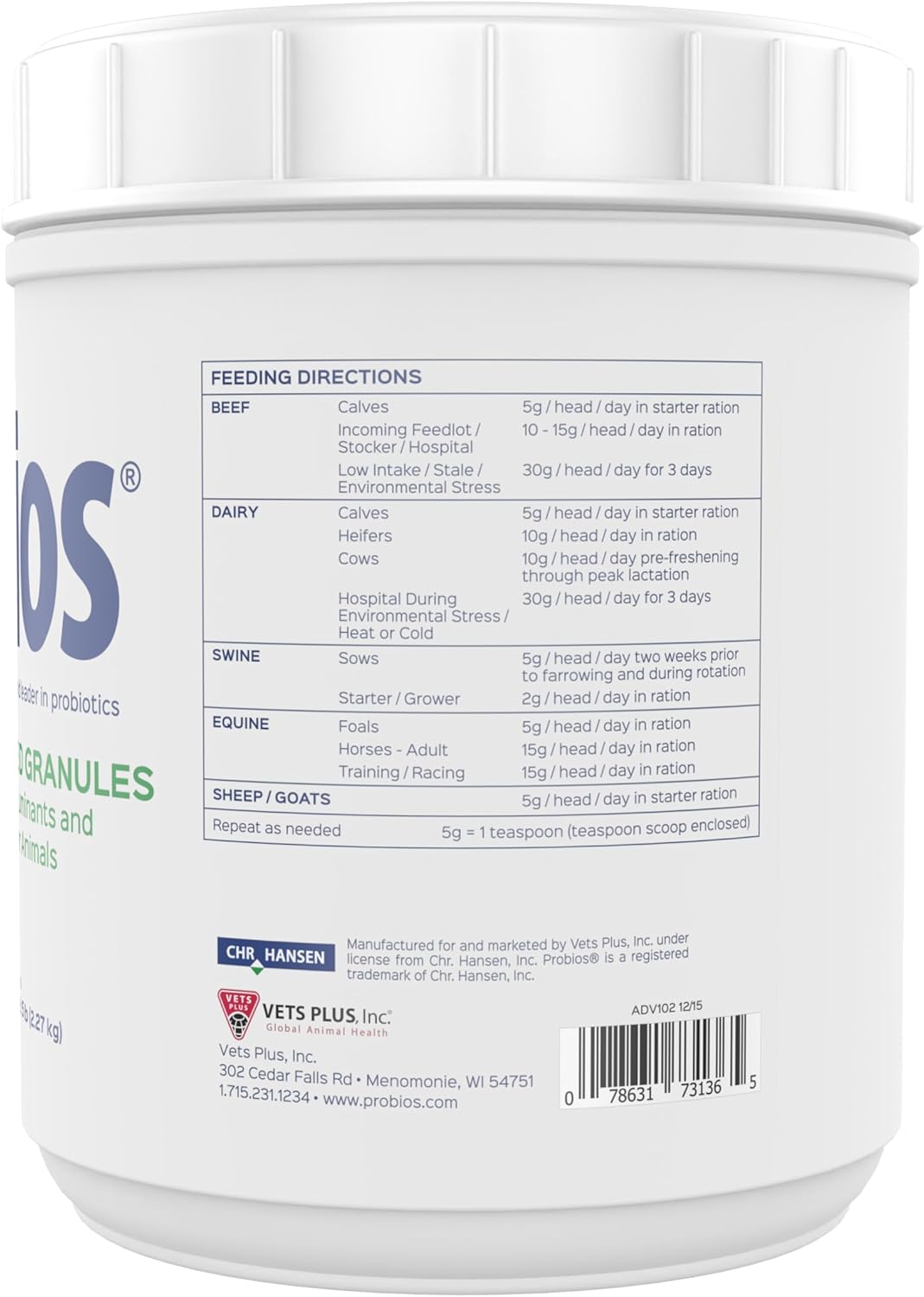 Equine Probiotic Supplement for Digestive Health - Horse Probiotics for Improved Equine Health and Digestion