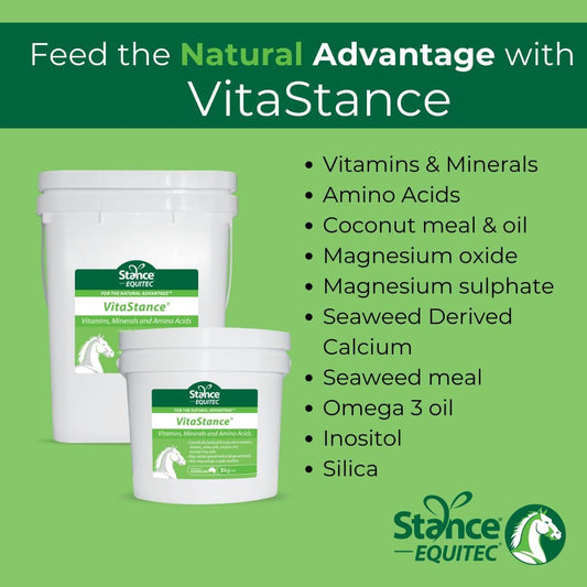 Equitec VitaStance Horse Supplement with Vitamins, Minerals, and Amino Acids - 28.5 lb