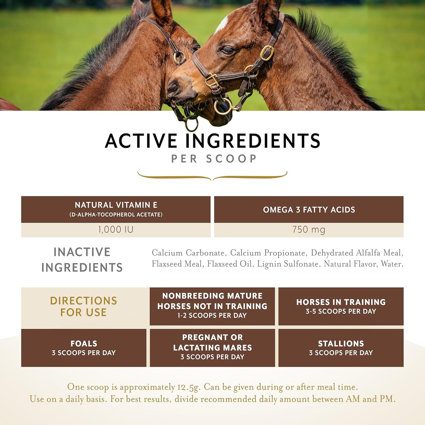Equithrive Vitamin E Pellets for Horses - Omega 3 and Antioxidant Support - 3.3 lbs