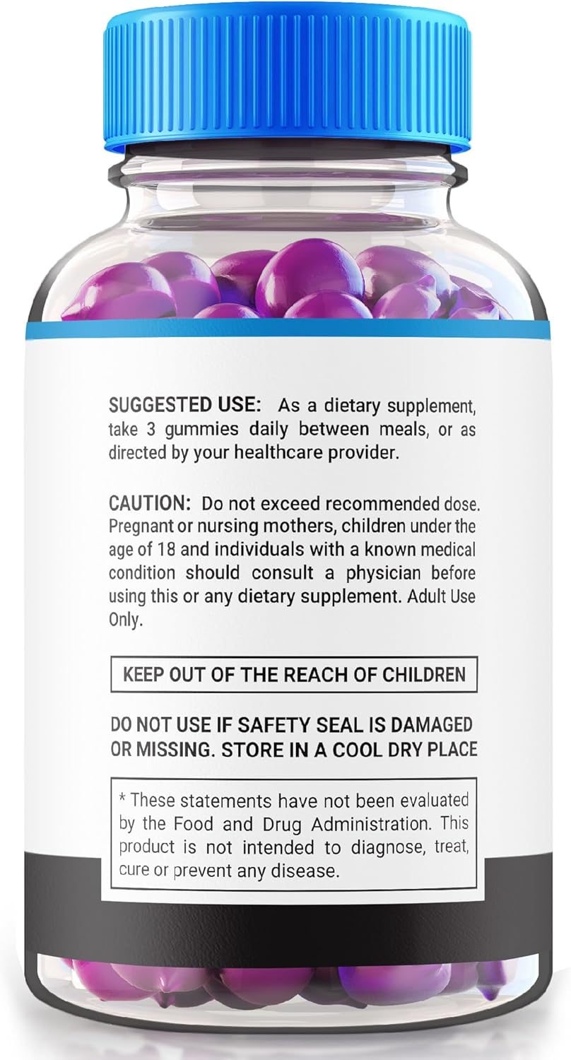 Erectifil Gummies 3 Pack - 1000 MG All-Natural Male Supplement for Health and Performance - 180 Gummies