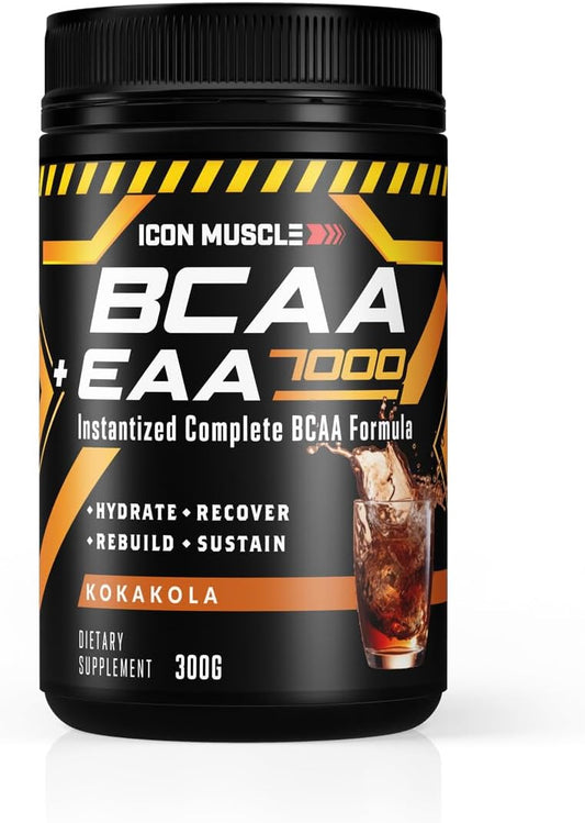 Essential Amino Acid & BCAA Powder for Muscle Recovery & Strength | Hydration Supplement for Post Workout | 30 Servings for Men & Women