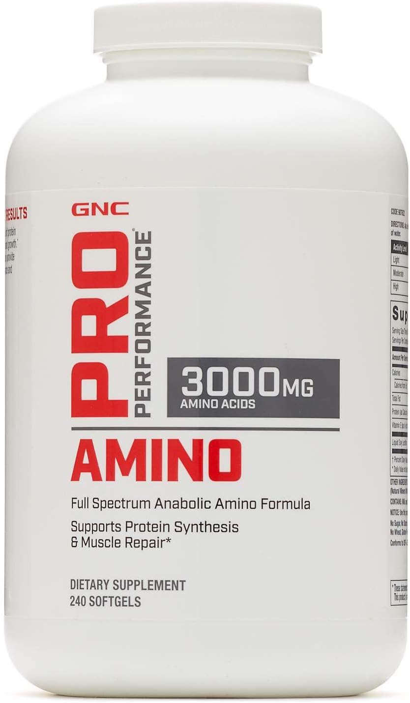 Essential GNC Pro Performance Amino Acid Supplement for Muscle Recovery and Endurance Boost