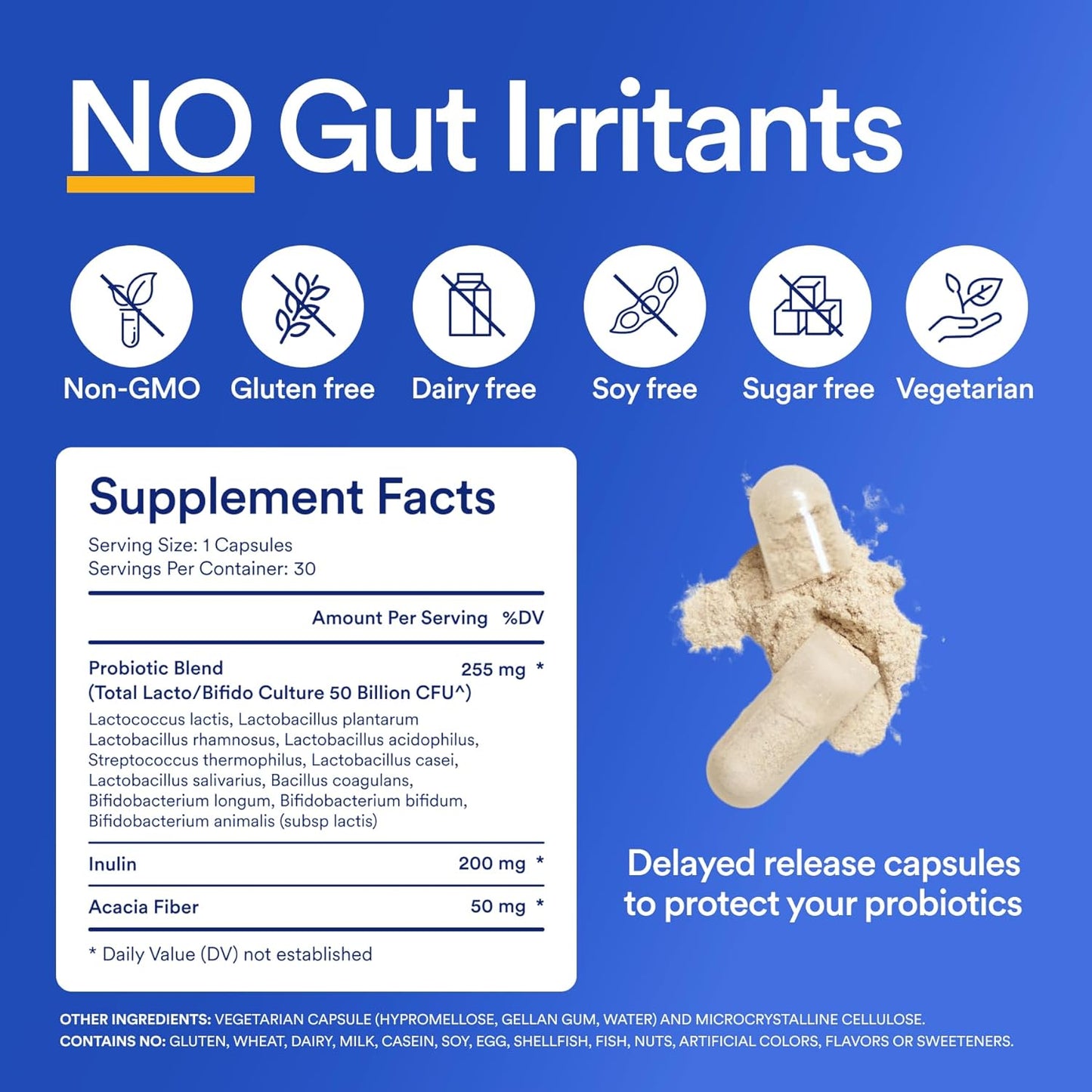 Essential Stacks Gut Health Bundle: Probiotics (30 ct) + Prebiotics (7.4 oz) for Digestive Support