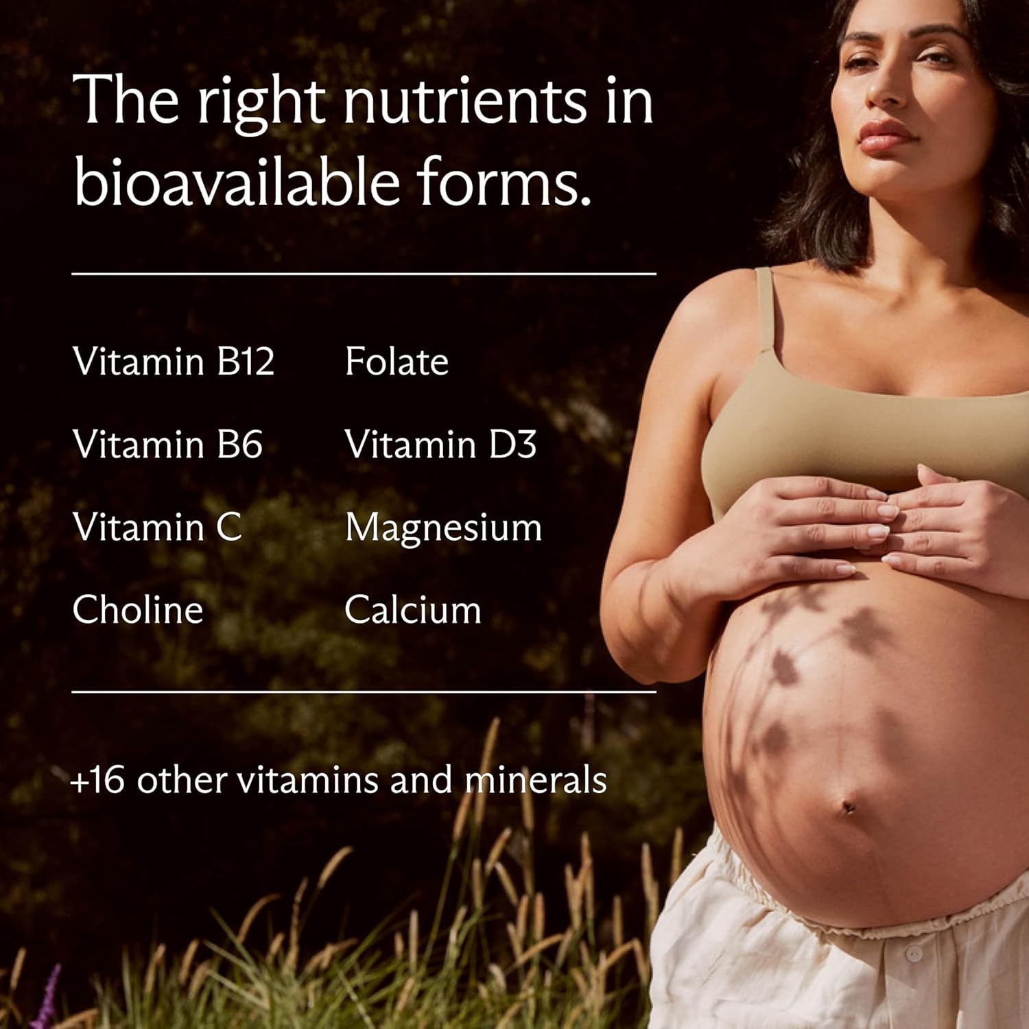 Essential Vanilla Multivitamin Powder with Choline for Prenatal, Pregnancy, Breastfeeding & Postpartum | High-Quality & Third-Party Verified | 30-Day Supply
