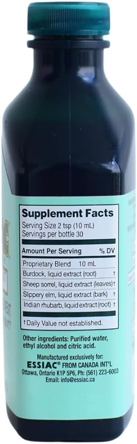 Essiac Original Herbal Liquid Extract - 10.14 fl oz Bottle | Antioxidant Blend for Overall Health | Original 1922 Formula