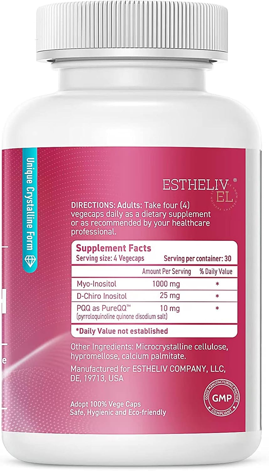 ESTHELIV® Ovarian Health Support Supplement - 120 Vegetable Capsules