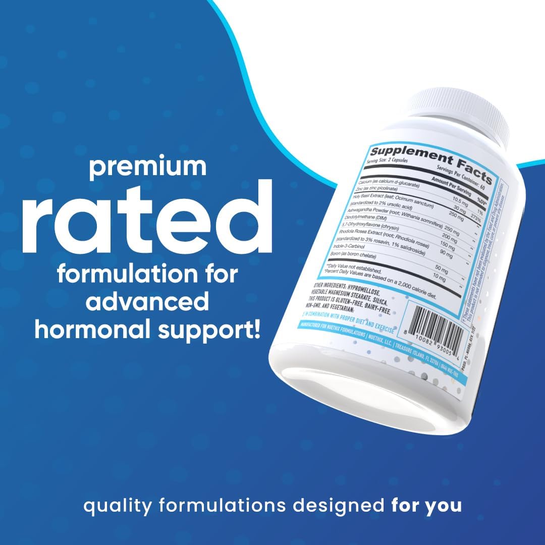 Estro-Cort Anti-Estrogen Nutritional Support Supplement - 120 Capsules by NuEthix Formulations