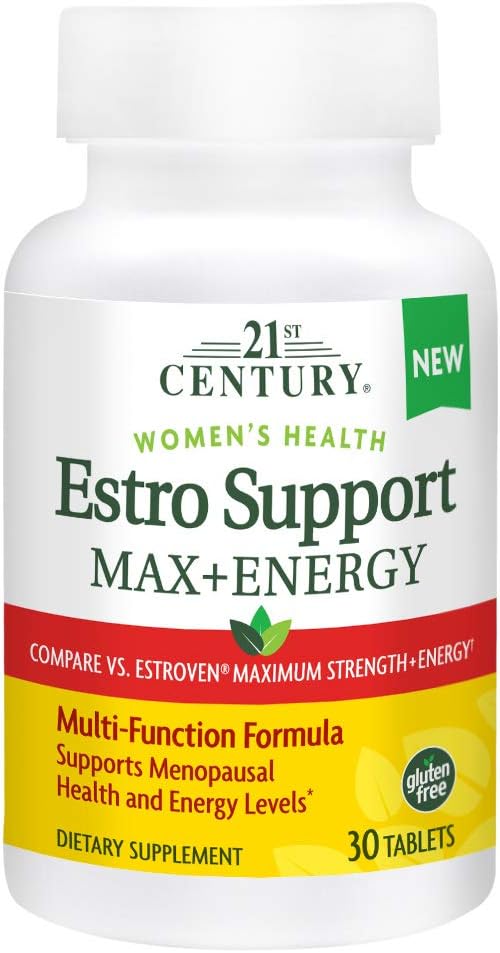 Estro Support Max + Energy Supplement for 21st Century, 30 Tablets