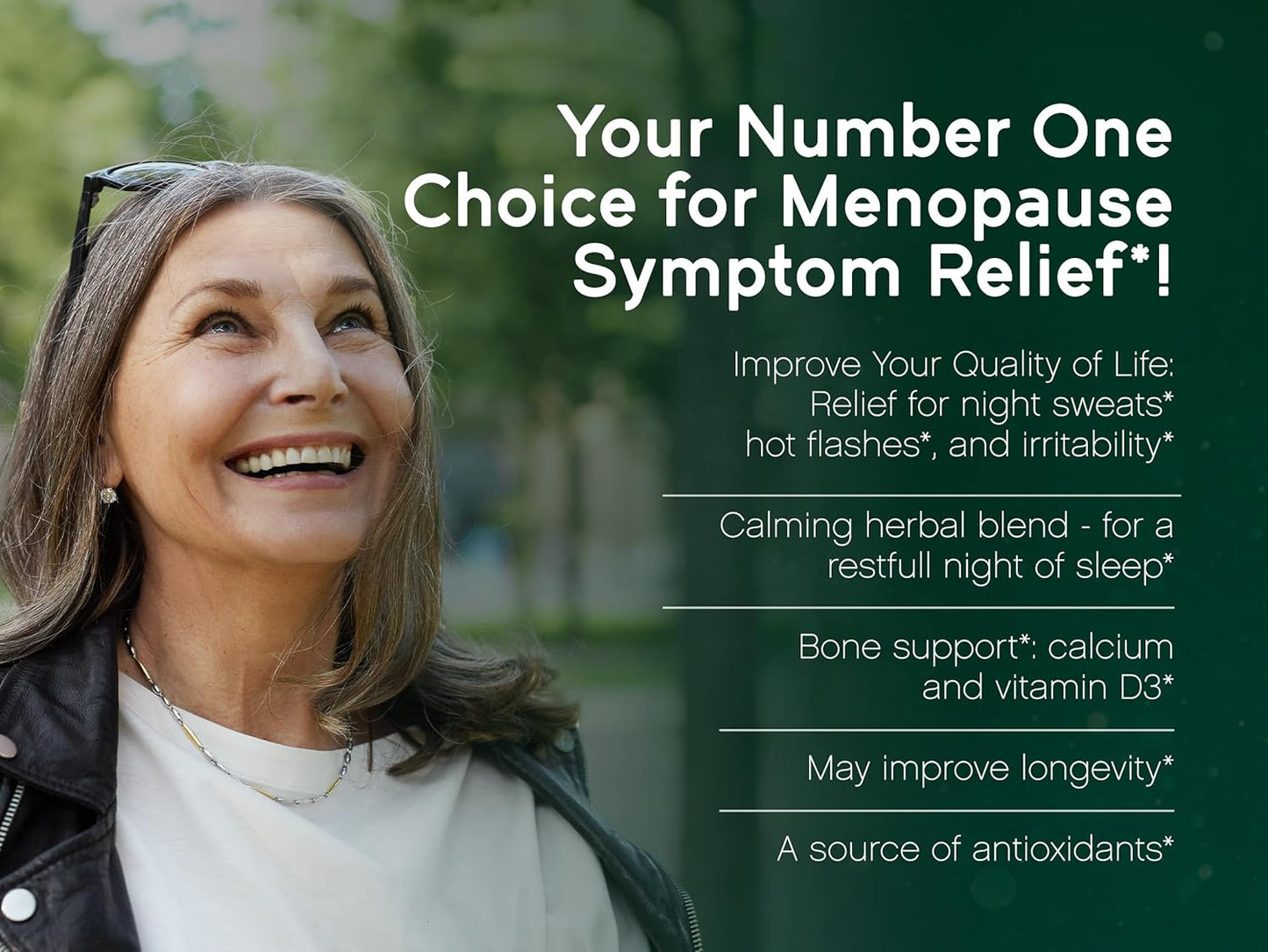 Estrogen-Free Red Bee Propolis Menopause Supplements - Natural Hot Flash Relief with Calming Herbal Blend - 30 Capsules by NaturaNectar