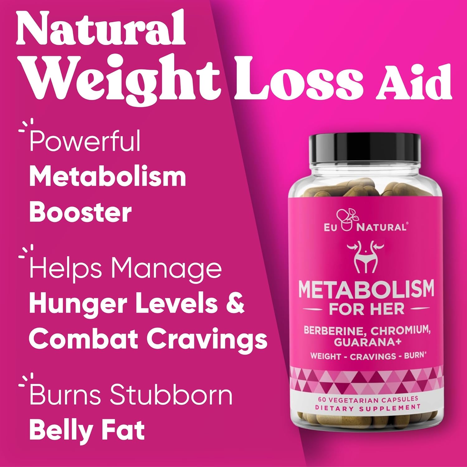 Eu Natural Metabolism for Women & Move & Glow Collagen Bundle - Boost Metabolism, Skin & Joint Health