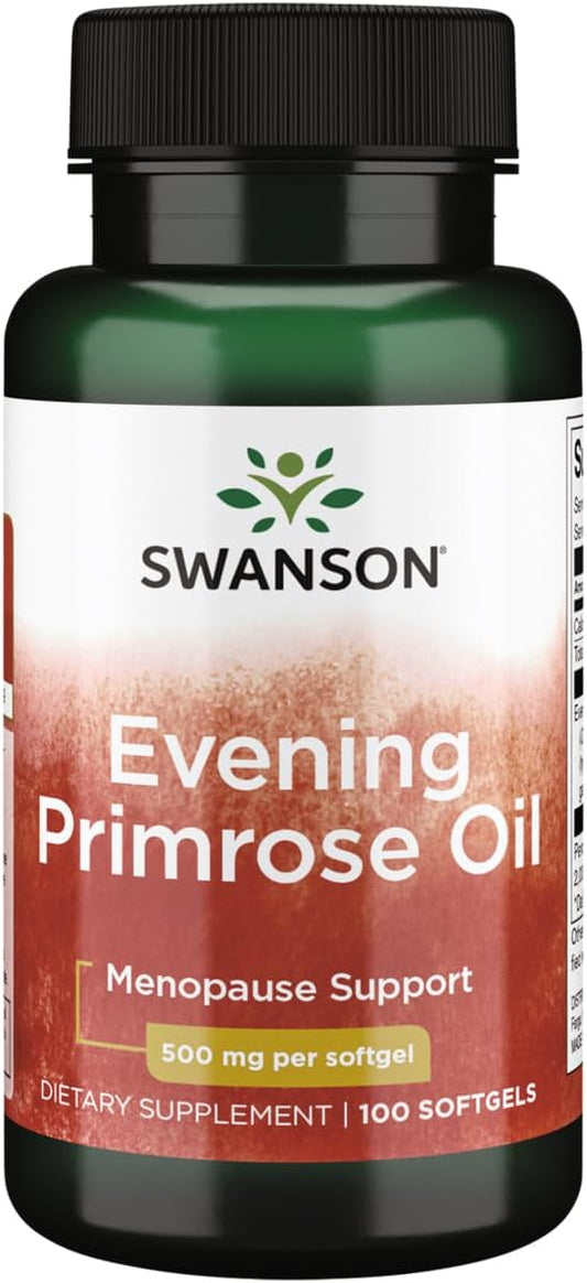 Evening Primrose Oil (Omegatru) 500mg Softgels by Swanson - 100 Count