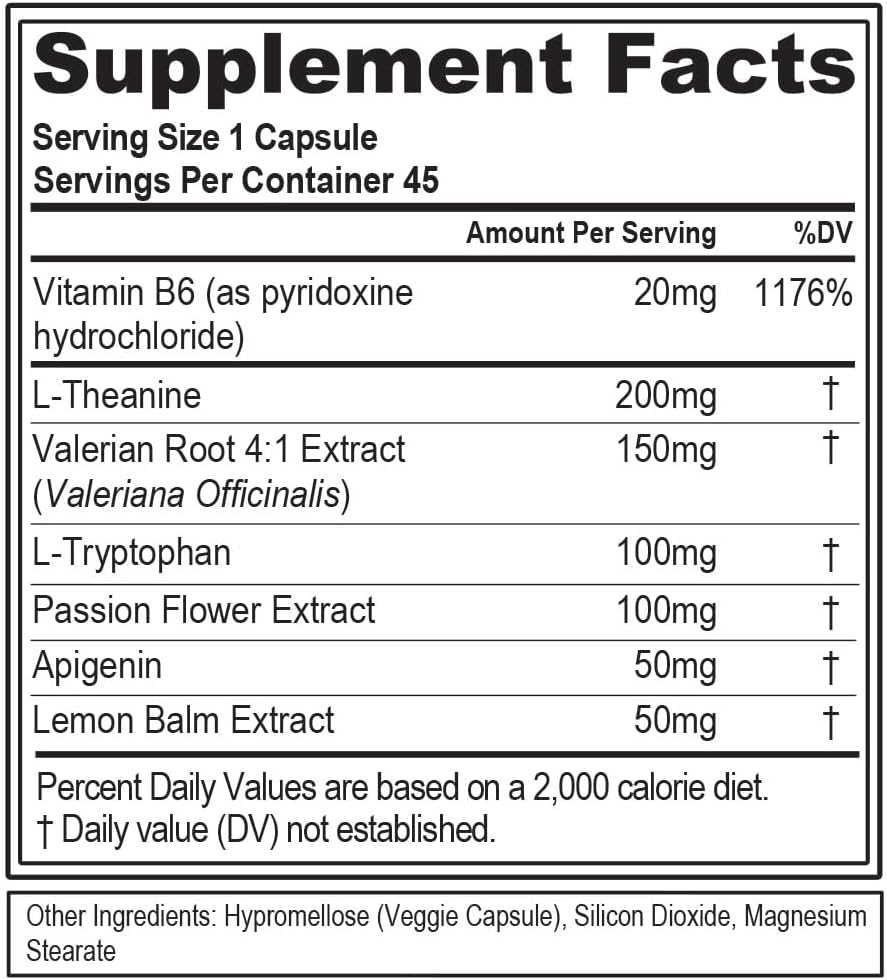 Evlution Nutrition RelaxMode: Natural Sleep Support with L-Theanine & Valerian Root Extract - Vegan & Non-GMO Dietary Supplement - 45 Servings