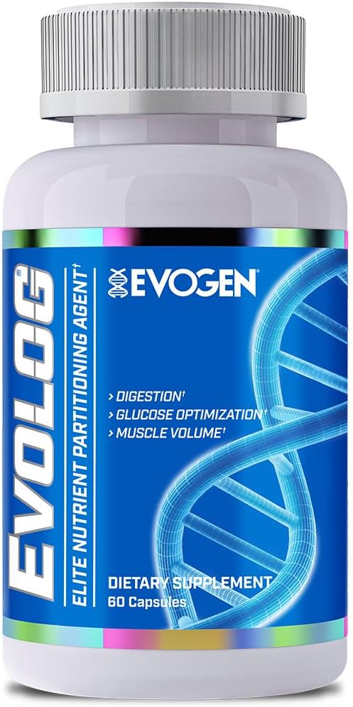 Evogen Evolog - Advanced Nutrient Partitioning Supplement for Muscle Growth & Digestion - 60 Capsules