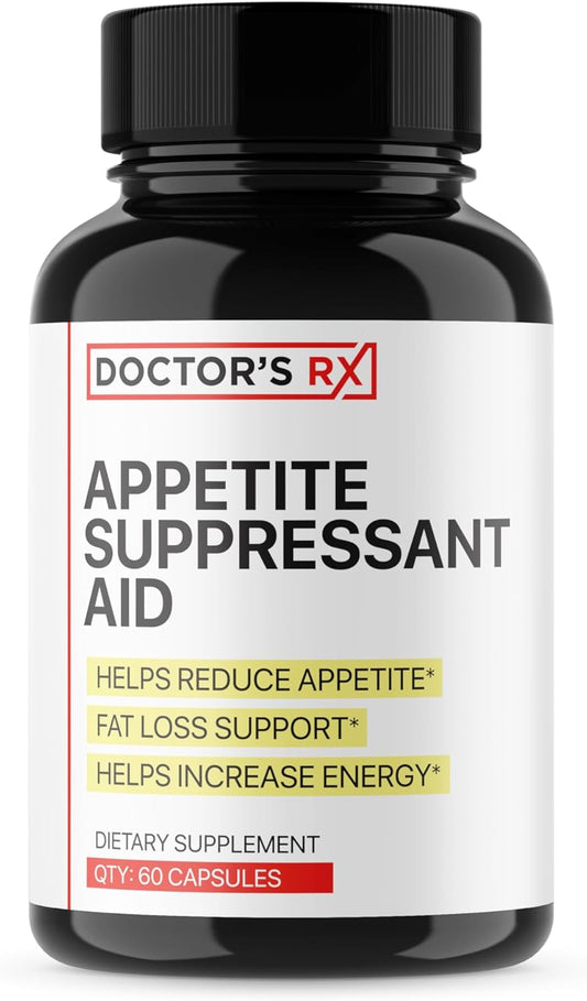 Extra Strength Appetite Suppressant & Metabolism Booster - Lose 40lbs in 60 Days - Weight Loss Pills with 8 Ingredients - 60 Servings