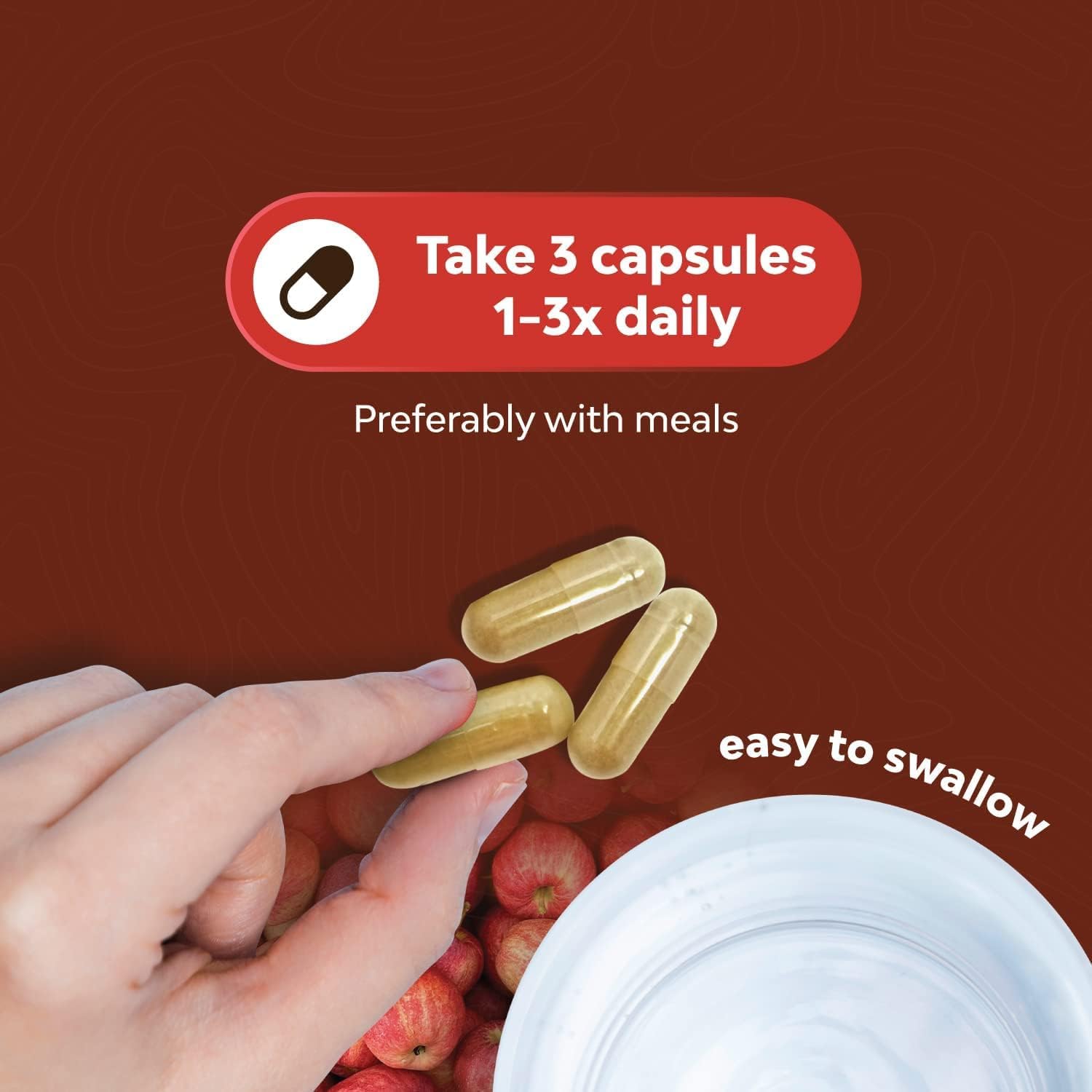 Extra Strength Apple Cider Vinegar Capsules for Gut Cleanse and Full Body Detox - ACV Cleanse and Detox Pills with Cayenne for Digestive Health - Natures Craft (30 Servings)