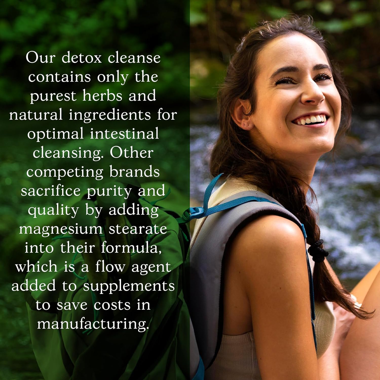 Extra Strength Intestinal Cleanse Capsules for Adults with Black Walnut Hull, Wormwood, and Echinacea - 60 Daily Detox Pills by Parker Naturals