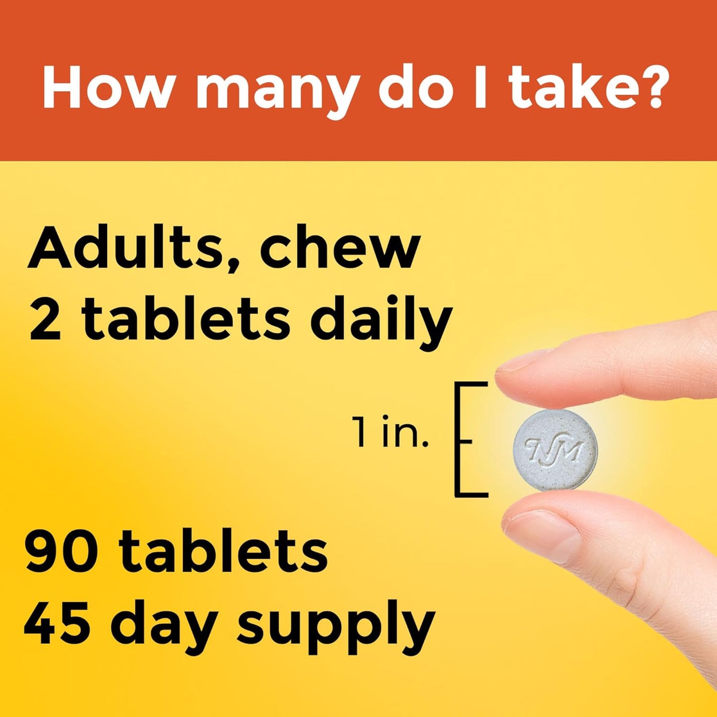 Extra Strength Nature Made Chewable Vitamin C 1000mg - 90 Tablets - Immune Support - 45 Day Supply