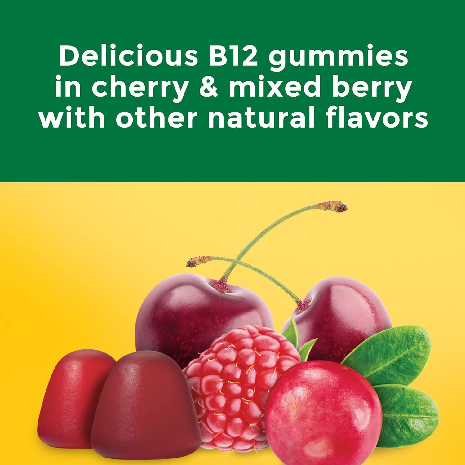 Extra Strength Nature Made Vitamin B12 Gummies - 3000 mcg, Energy Metabolism Support, 60 Gummies