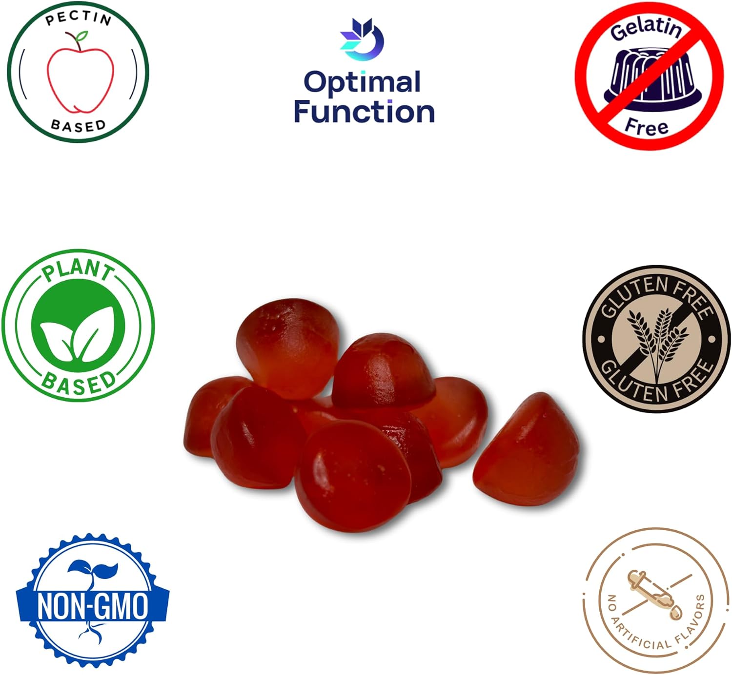 Extra Strength Optimal Biotin Gummies for Hair, Skin, and Nails - 10,000 mcg - 60 Count