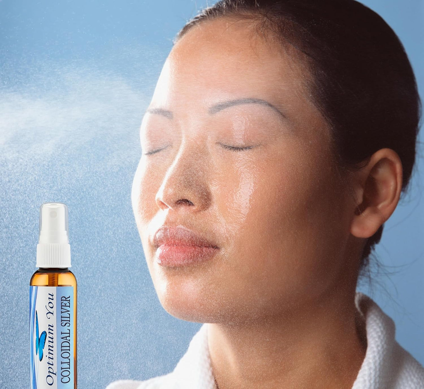 Extra Strength Optimum You Colloidal Silver Liquid 16 oz with Spray Bottle - 500 ppm Immune & Stem Cell Support, Wound Care & Healing