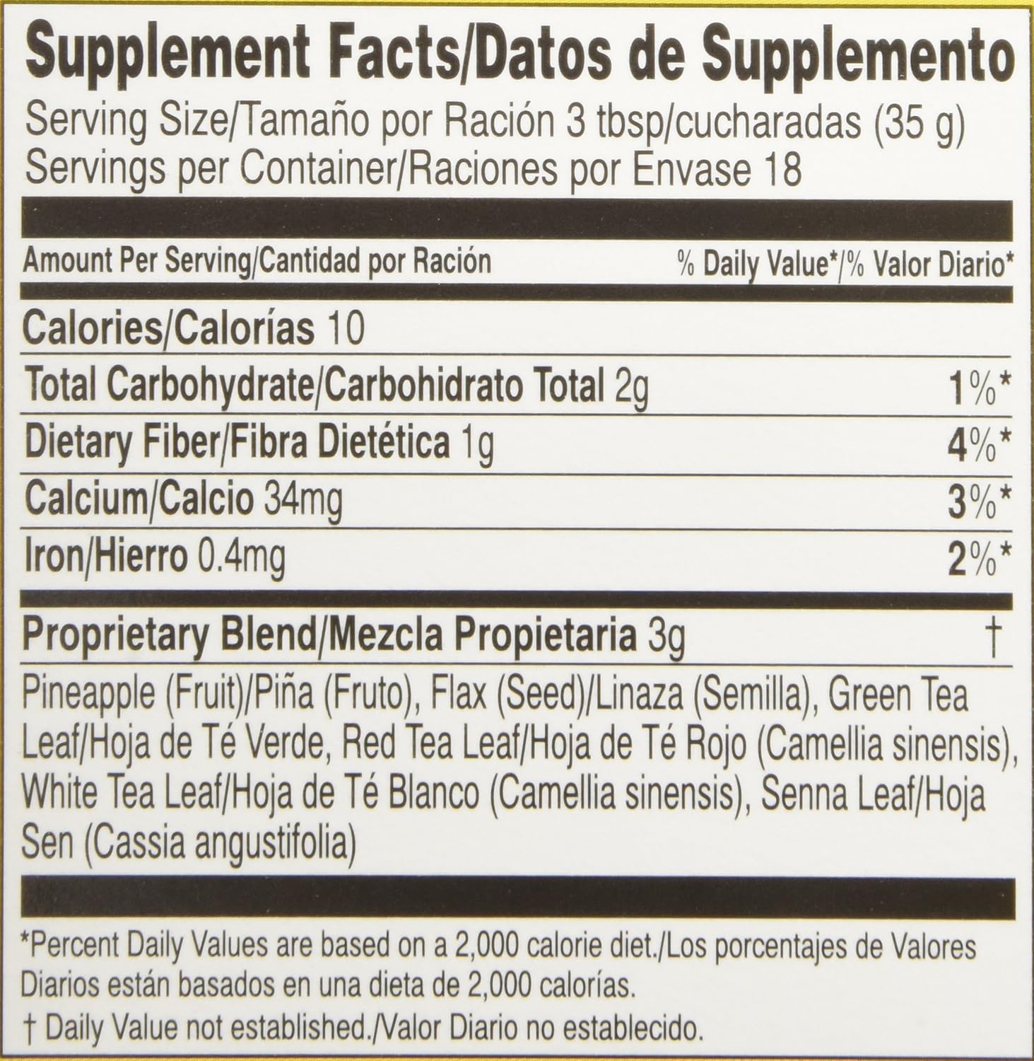 Extra Strength PIÑALIM Pineapple Tea by Gn+vida USA - Natural Weight Loss Support Supplement