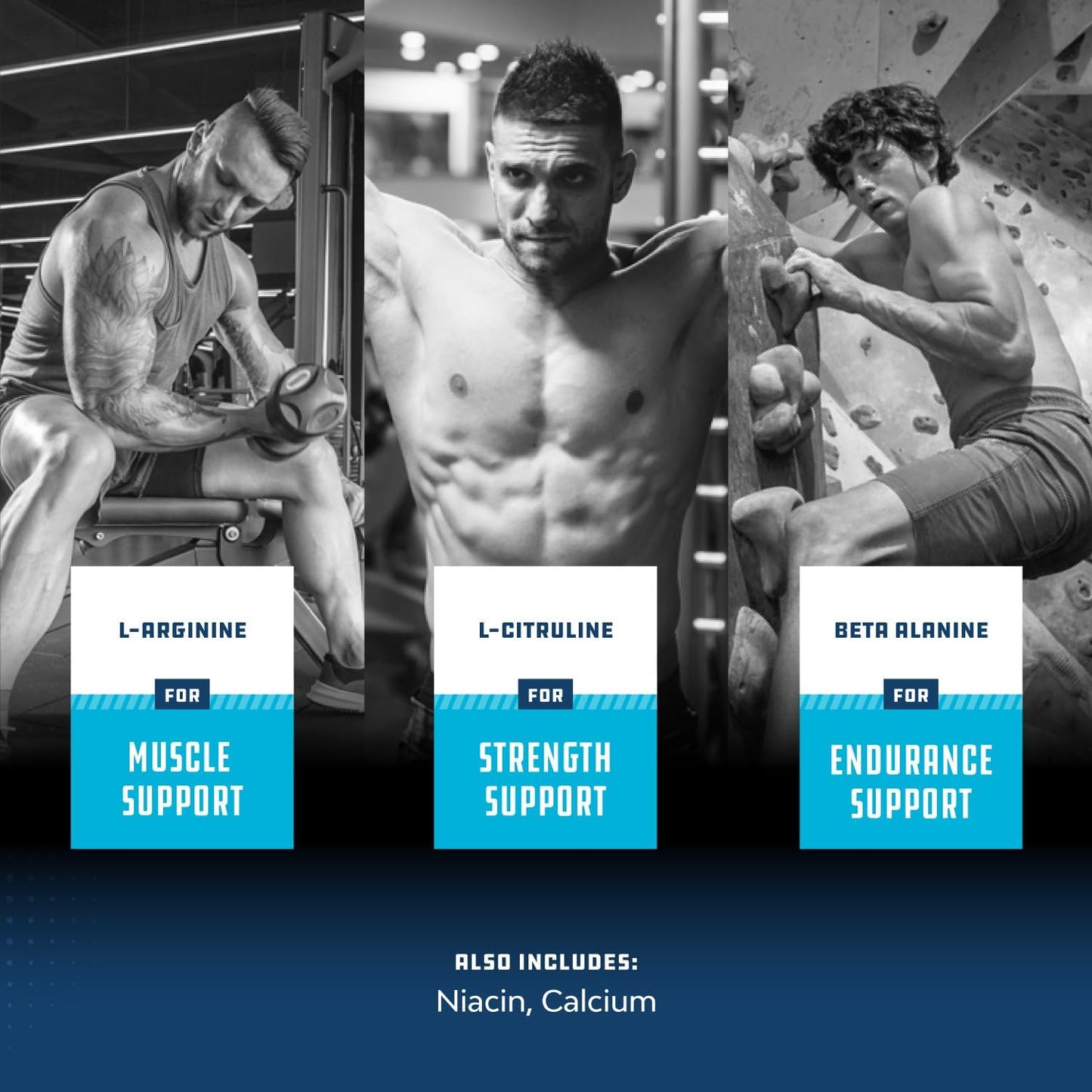 Extra Strength Pre Workout Nitric Oxide Supplement with L Arginine, L Citrulline, and Beta Alanine for Enhanced Performance and Muscle Recovery