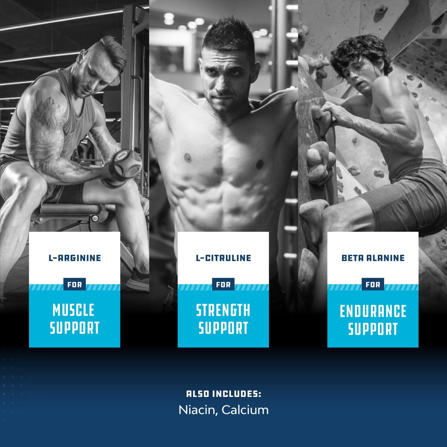 Extra Strength Pre Workout Nitric Oxide Supplement with L Arginine, L Citrulline, and Beta Alanine for Enhanced Performance and Muscle Recovery