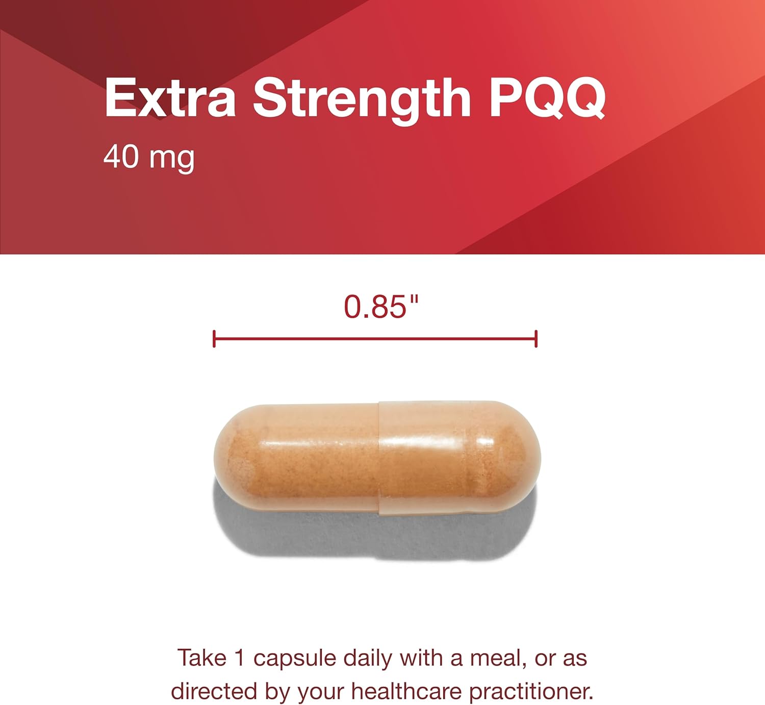 Extra Strength Protocol PQQ 40mg Heart Health Supplement with Alpha-Lipoic Acid - Non-GMO & Kosher - 50 Veg Caps - Men & Women