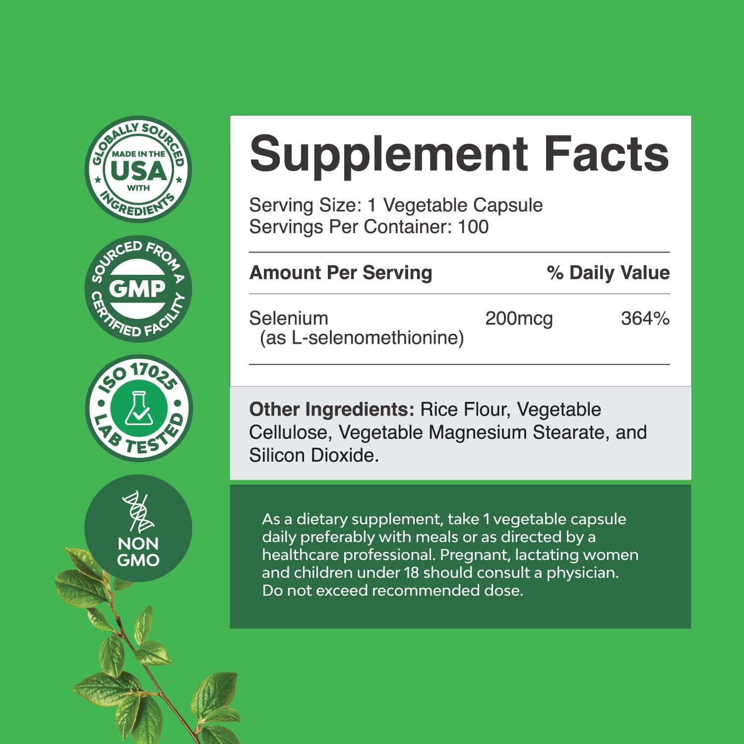 Extra Strength Saw Palmetto and Pure Selenium Bundle - Hair Vitamins for Women - Thyroid Support Supplement - Antioxidant Immune Booster