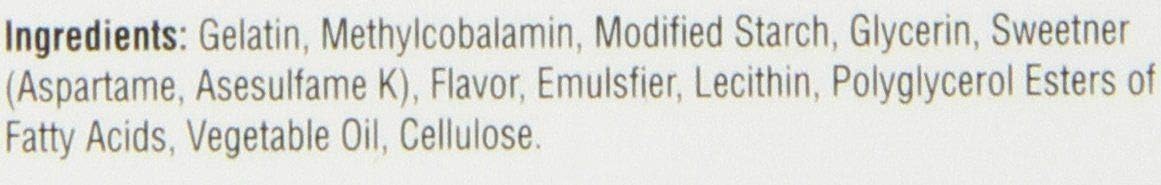 Extra Strength Vitamin B12 Energy Strips with Methylcobalamin - Natural Energy Boost for Brain, Heart, and Metabolism - 5000 mcg Supplement