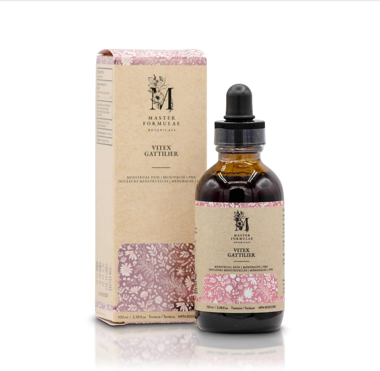 Extra Strength Vitex Chasteberry Herbal Tincture for Women's Hormone Balance - 100mL Bottle