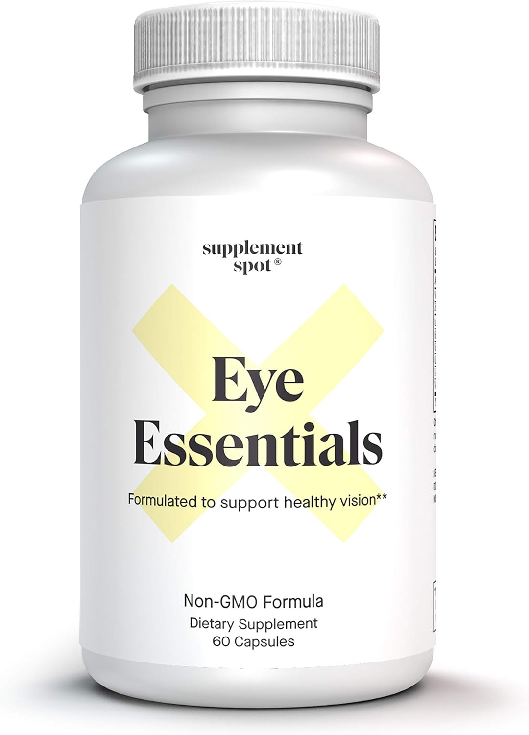 Eye Essentials for Adults - Vitamin & Mineral Supplement with Vitamin A, Bilberry, Zinc & Antioxidants for Eye Health (60 Capsules)
