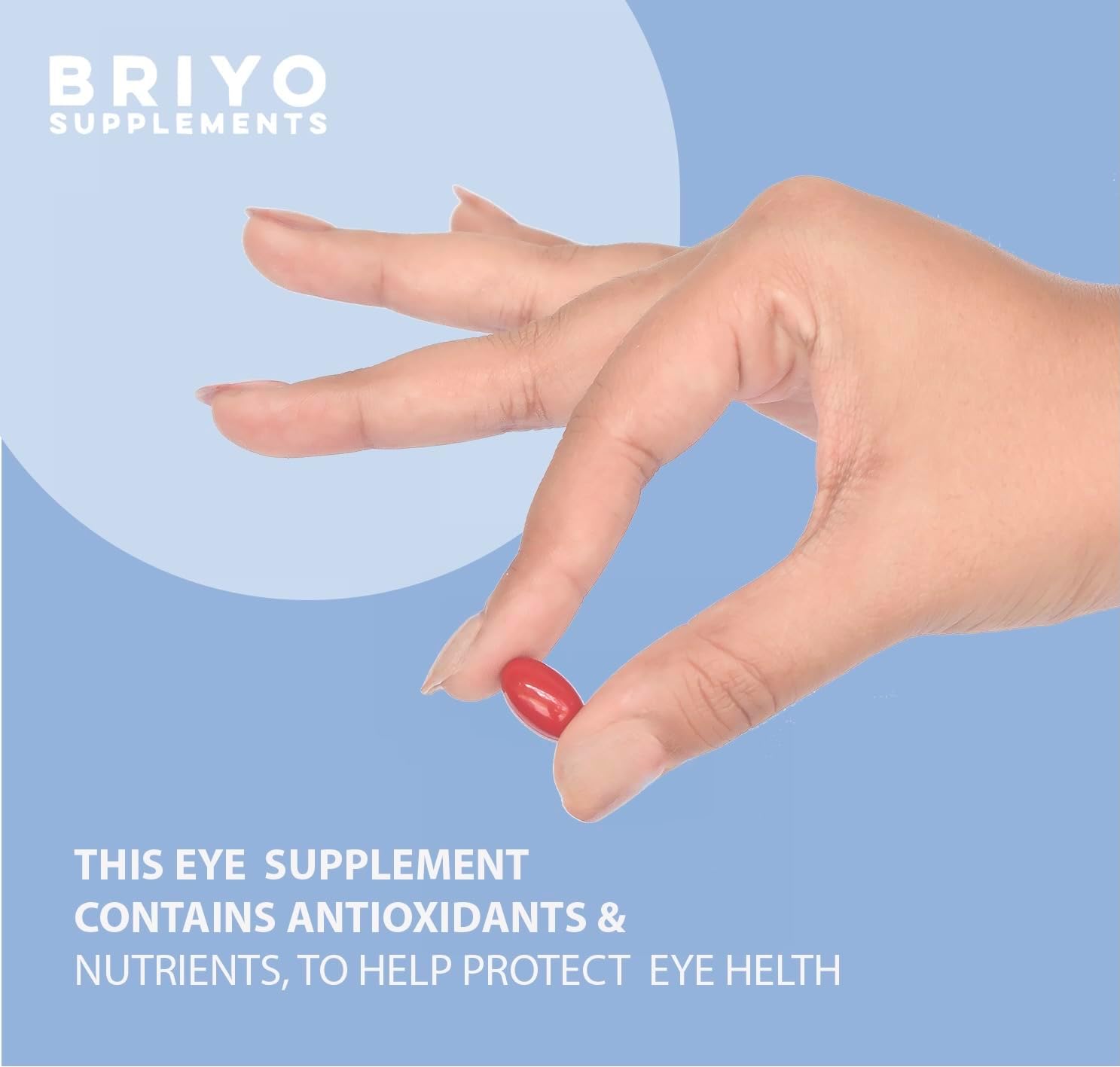 Eye Health Supplement with Lutein, Zeaxanthin, Astaxanthin, and Omega 3 - 60 Count