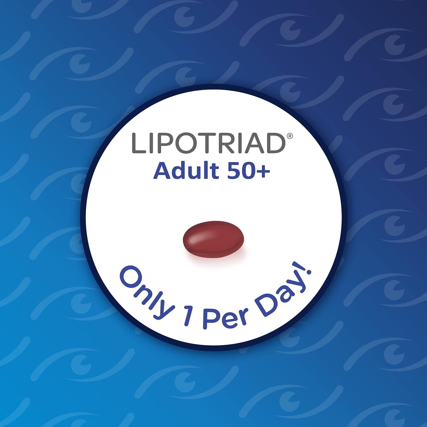 Eye Vitamin and Mineral Supplement with Zinc, Vitamins C & E, Omega 3, Lutein & Zeaxanthin - 60 Count by Lipotriad