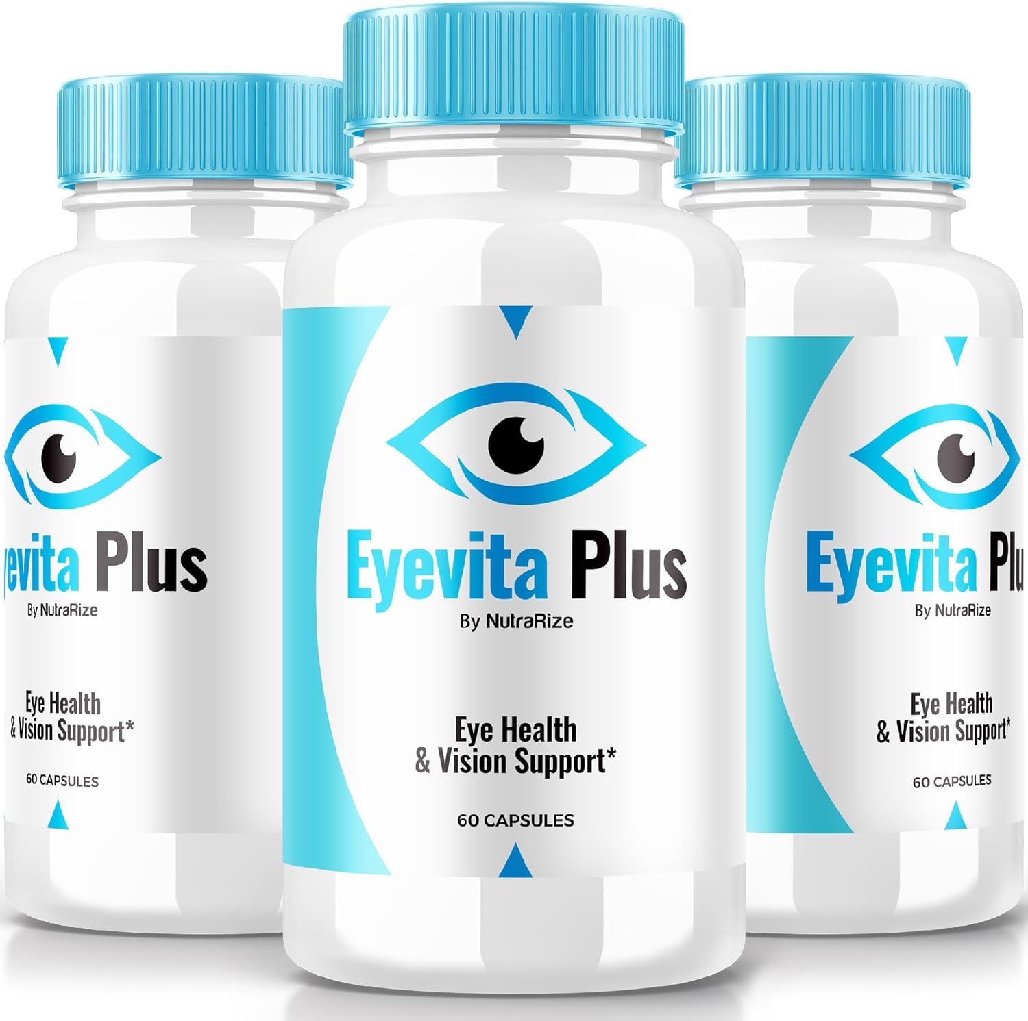 Eyevita Plus by NutraRize - Advanced Eye Nutrition with All Natural Eye Vitamins for Comprehensive Eye Health Support (180 Capsules, 3 Pack)