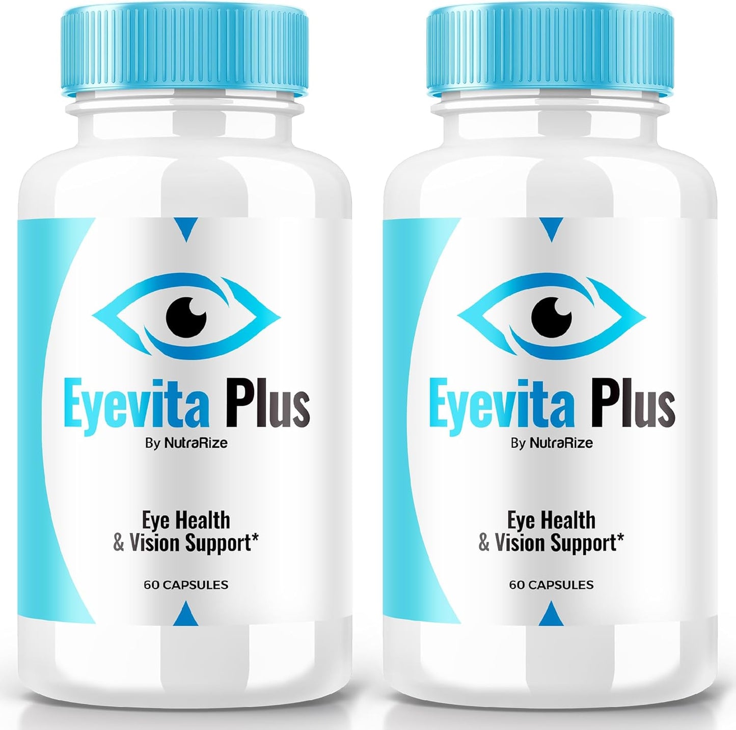 Eyevita Plus by NutraRize - Advanced Eye Nutrition Support (2 Pack, 120 Capsules)