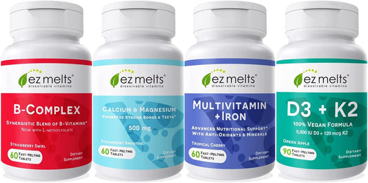 EZ Melts Sugar-Free Wellness Starter Pack - 1-3 Month Supply