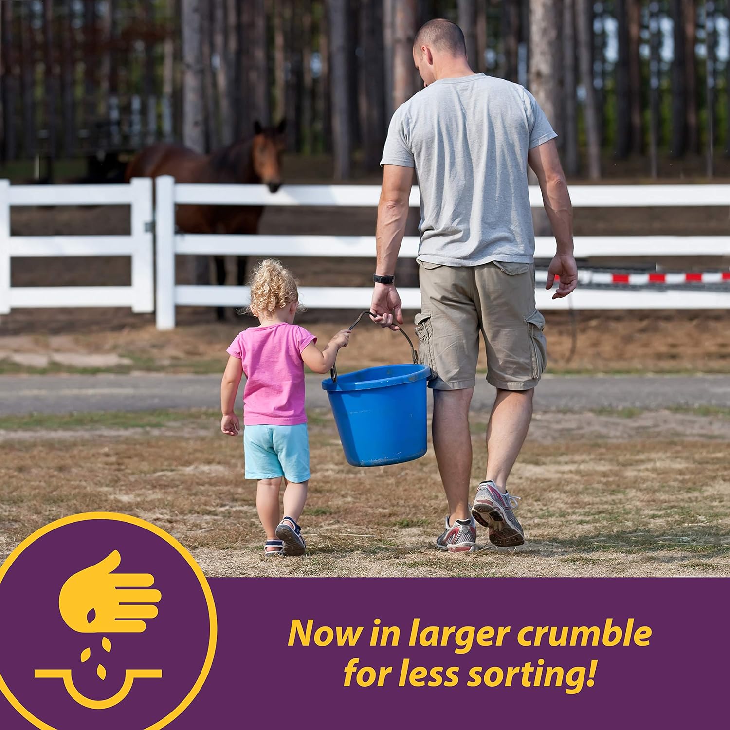 Farnam Horse Health Vita B-1 Crumbles Supplement - 20 lbs, 320 Day Supply for Performance Horses