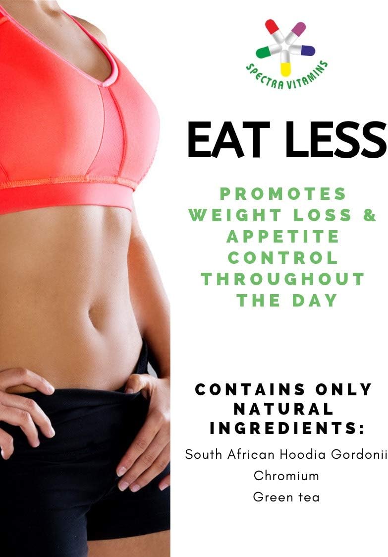 Fast-Acting Appetite Suppressant Weight Loss Pills for Women and Men - 30 Capsules - Made in USA - Burn Fat and Eat Less with The WHOLE DAY Plan