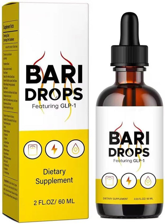 Fast-Acting GLP-1 Supplement Drops for Hunger & Metabolism Support (1 Pack)