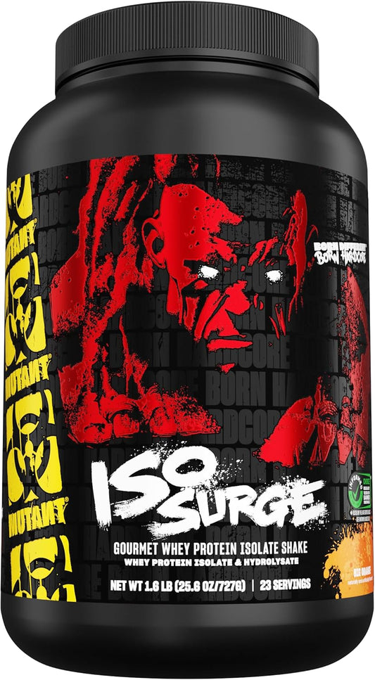 Fast-Acting Mutant ISO Surge Whey Isolate Powder for Muscle Recovery, Building, and Strength - 1.6 lb Dreamsicle Flavor