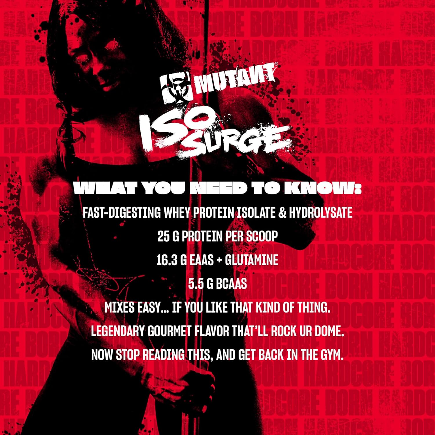 Fast-Acting Mutant ISO Surge Whey Isolate Powder for Muscle Recovery, Building, and Strength - 1.6 lb Dreamsicle Flavor