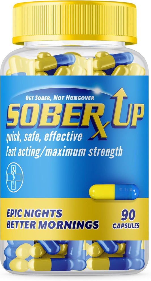 Fast-Acting Party Smart Pills for Hangover Relief with DHM and Glutathione