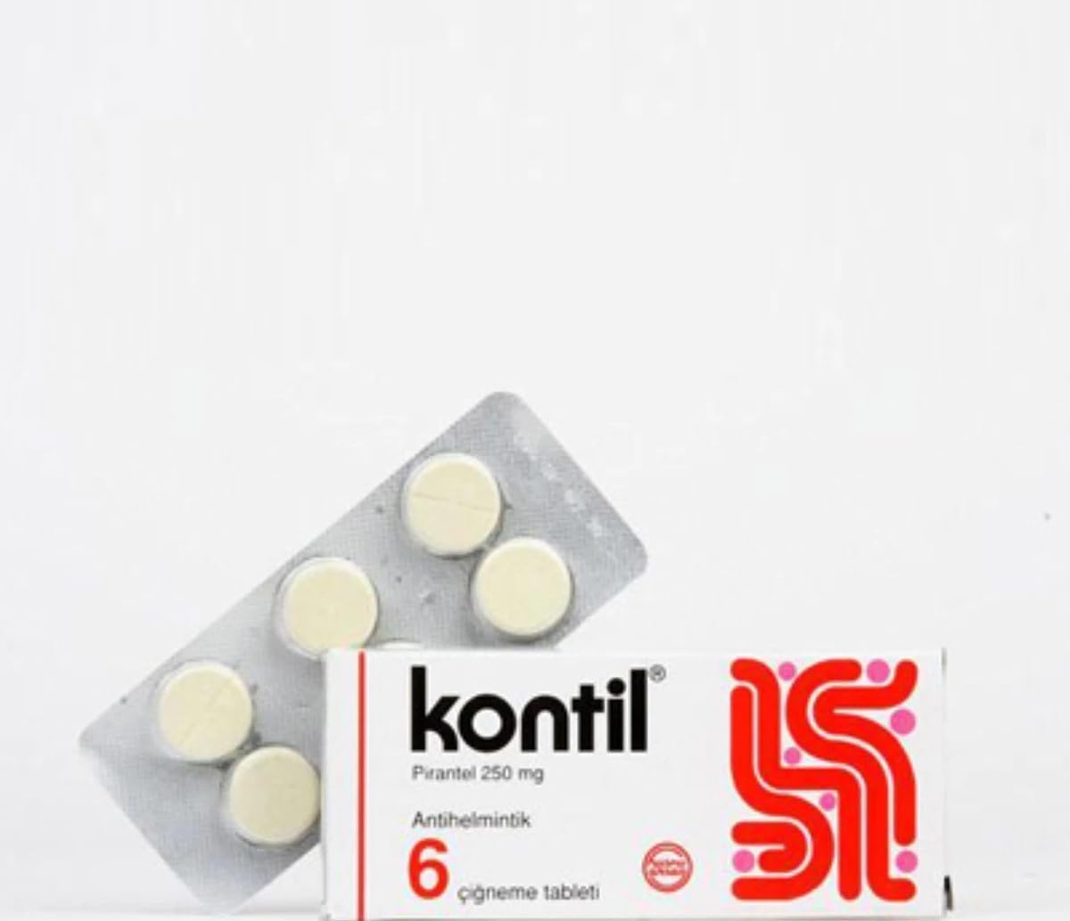 Fast-Acting Pyrantel Pamoate 250mg Tablets for Pinworm Infection in Adults and Children