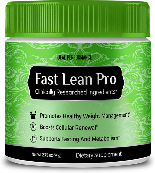 Fast Lean Pro: Advanced Formula BCAA Drink Capsules - All Natural Powder for Ideal Performance - 1 Pack Reviews