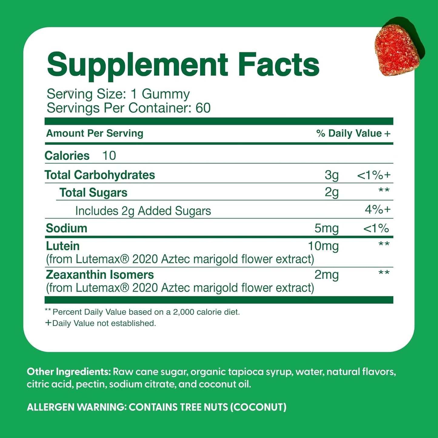 Feel Great Kids Gummy Vitamins with Lutein and Zeaxanthin for Healthy Eyes - Mango Flavored, Vegan, Gluten Free - 60 Day Supply