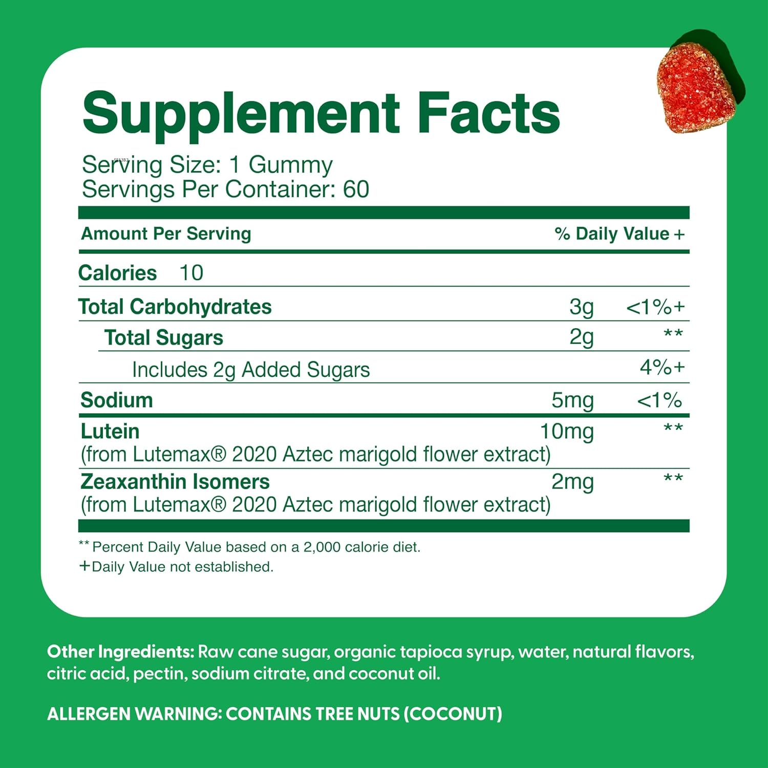 Feel Great Kids Gummy Vitamins with Lutein and Zeaxanthin for Healthy Eyes - Mango Flavored, Vegan, Gluten Free - 60 Day Supply