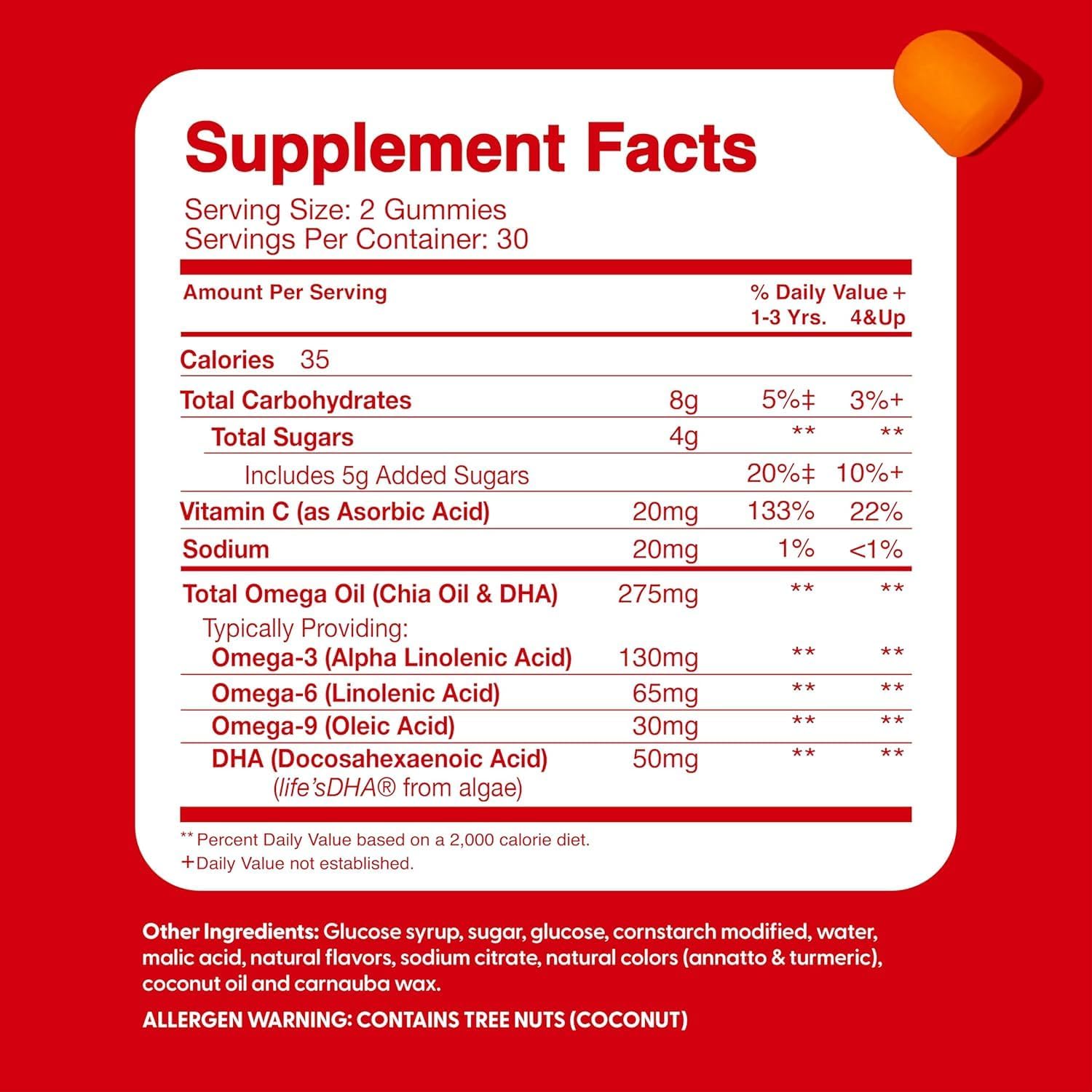 Feel Great Vitamins Kids DHA Omega Gummy Vitamins 4-Pack for Brain Health & Learning - Delicious Omega-3 Gummies for Growing Kids