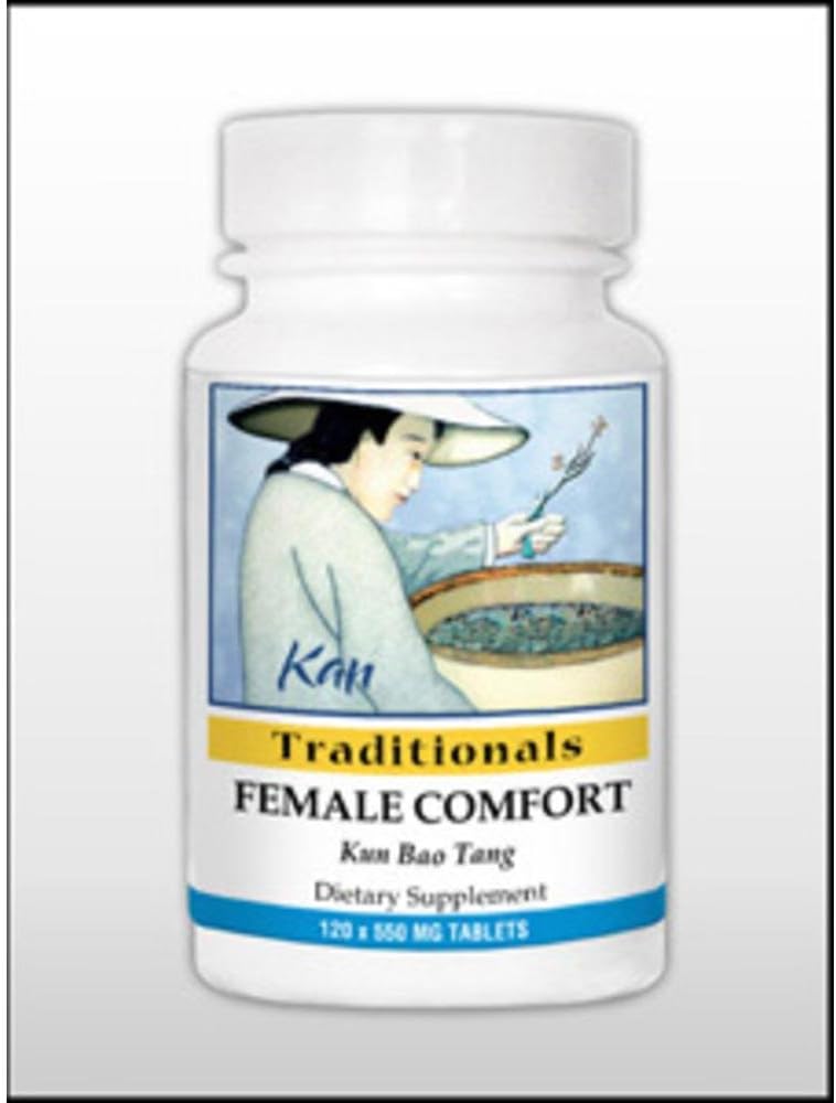 Female Comfort 120 Herbal Tablets by Kan Herbs - Supports Women's Health and Wellness