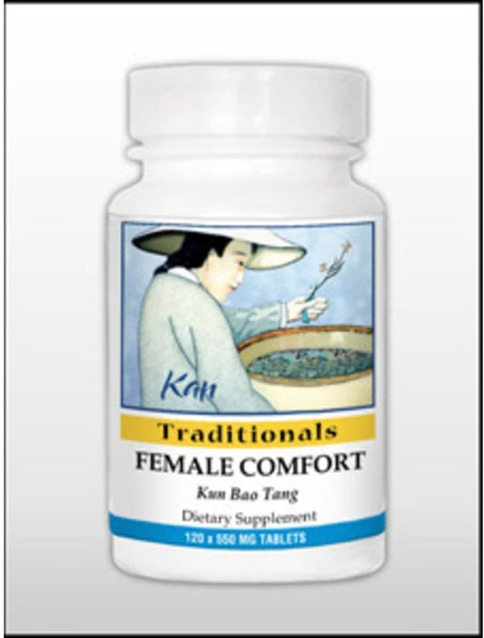 Female Comfort 120 Herbal Tablets by Kan Herbs - Supports Women's Health and Wellness